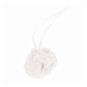 White Faux Fur Pom Pom 11cm image number 3