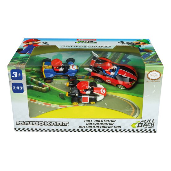Carrera Pull Speed Mario Kart Mario 3 Pack image number 3