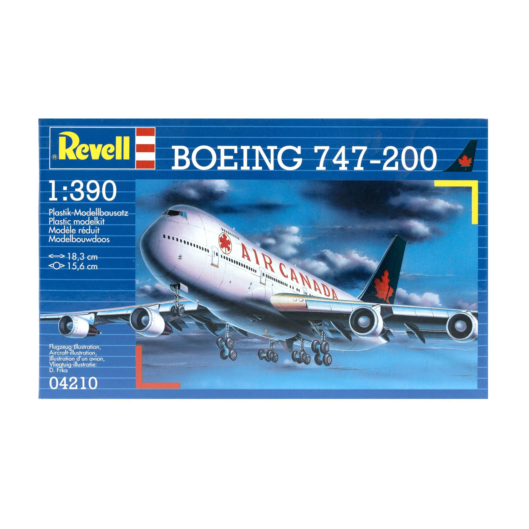 Revell Boeing 747-200 AIR CANADA 1:390 REV 04210 repülőgép modell Revell Boeing 747-200 AIR CANADA 1:390 REV 04210 repülőgép modell