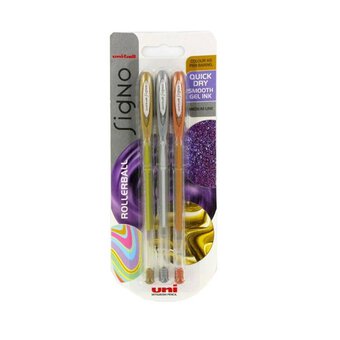 Uni Signo Gel Pens 3 Pack