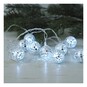 Silver Mirror Ball LED Lights 2.3m image number 1