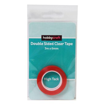 Red Liner Double Sided Clear Tape 6mm x 3m image number 2