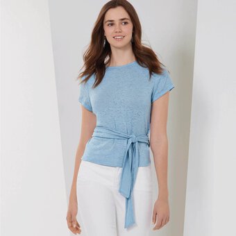 New Look Women's Wrap Top Sewing Pattern N6620 image number 3