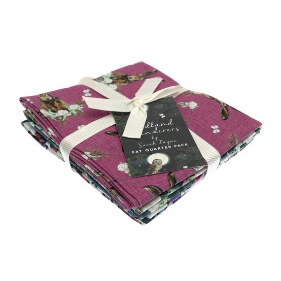 Woodland Wonders Hare Cotton Fat Quarters 4 Pack image number 7