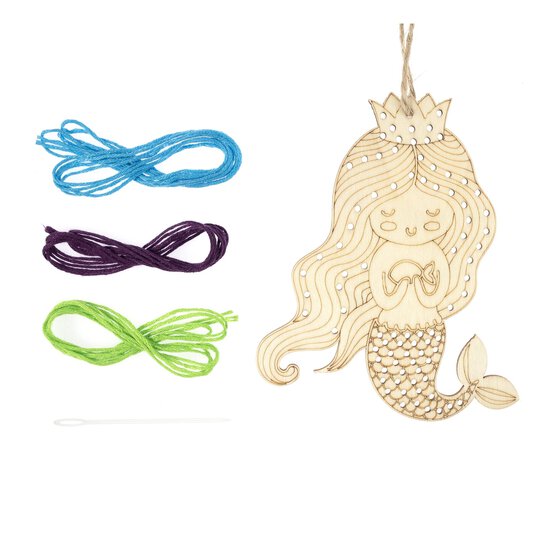Mermaid Wooden Threading Kit image number 4