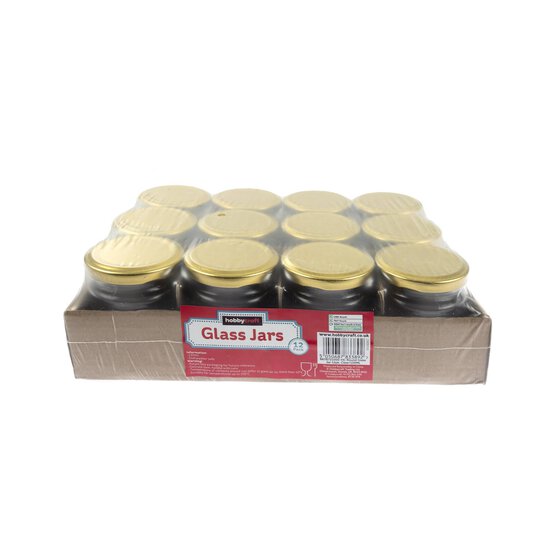 Clear Round Glass Jars 130ml 12 Pack image number 5