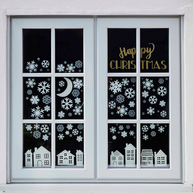 Make Your Christmas Window Decorations With Cricut Design Space 