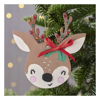 Decorate Your Own Wooden Reindeer Decoration Kit