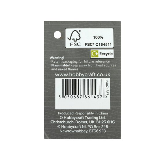 MDF Wooden Letter J 13cm image number 5