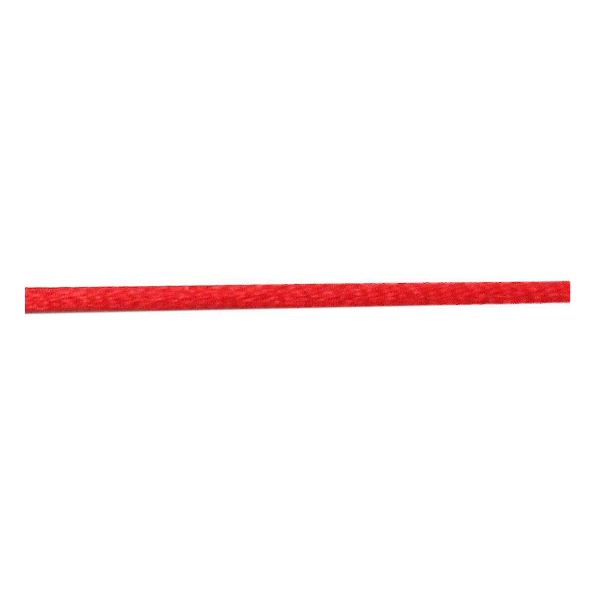 Red Ribbon Knot Cord 2mm x 10m Hobbycraft