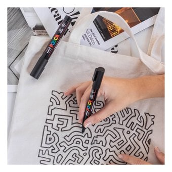 Uni-ball Posca Black Multi-Tip Marker Pens 8 Pack