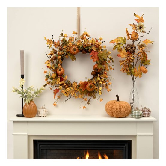 Pumpkin Wreath 51cm  image number 2