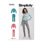 Simplicity Women's Jacket and Leggings Sewing Pattern S9895 (W2 20W-28W) image number 1