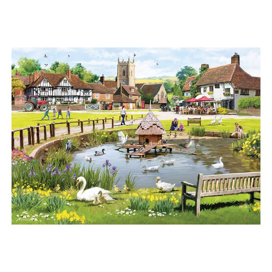 Summer Village Jigsaw Puzzle 1000 Pieces image number 2