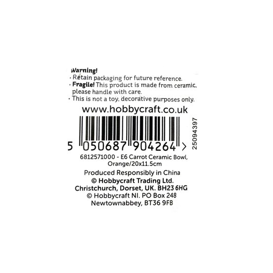 Ceramic Carrot Bowl 20cm image number 5