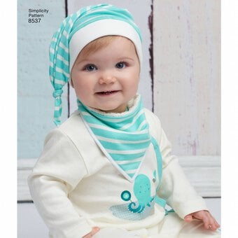 Simplicity Babywear Accessories Sewing Pattern 8537 image number 6