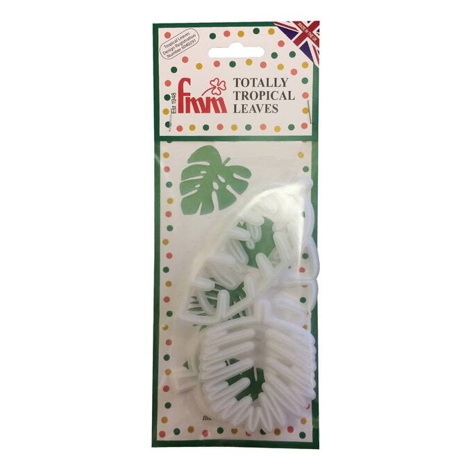 FMM Totally Tropical Leaves Cutters 4 Pieces image number 1