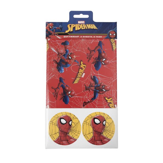 Spider-Man Gift Wrap Set 2 Pack image number 4
