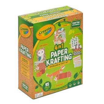 Crayola 4-in-1 Paper Krafting Woodland Activity Set