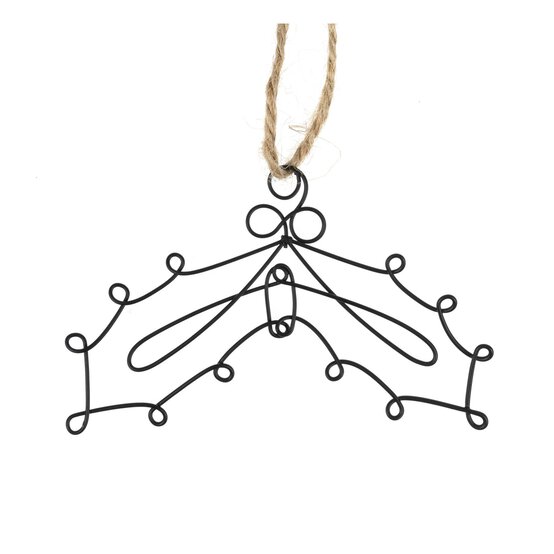 Holly Wire Decoration 10cm  image number 2