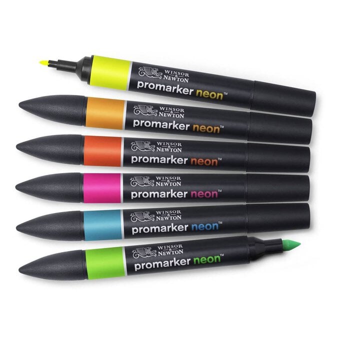 Winsor & Newton Promarker Neon 6 Pack image number 1