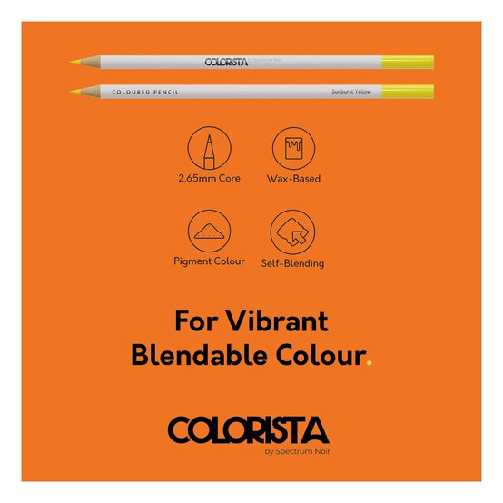 Colorista Bright and Vivid Coloured Pencils 12 Pack  image number 4