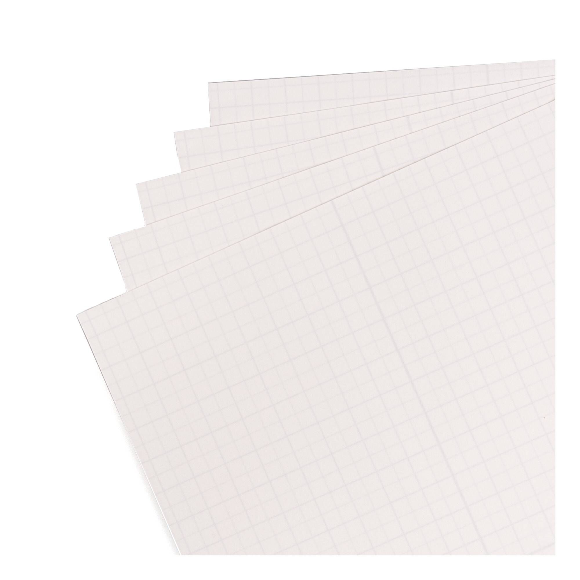 Sizzix Five-Pack 8 1/4-inch X 11 3/4-inch Accessory Sticky Grid Sheets