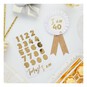 Gold Glitter Milestone Birthday Badge image number 2