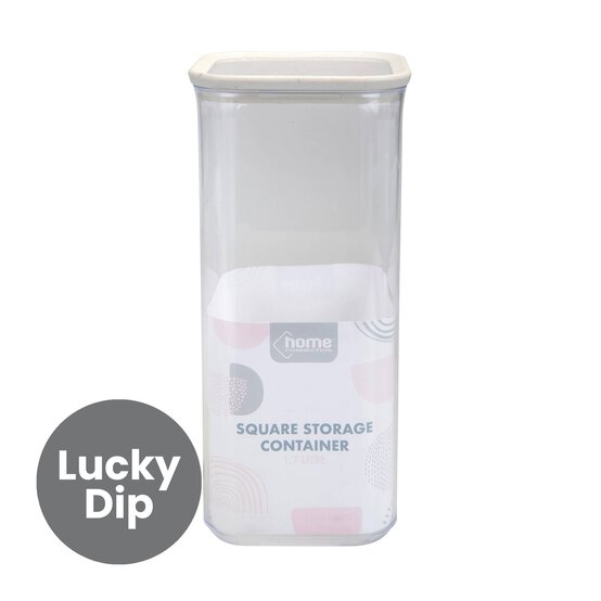 Assorted Square Storage Container 1.7L  image number 1