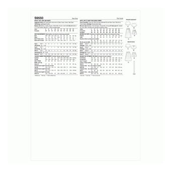 Simplicity Women&rsquo;s Separates Sewing Pattern S9550 (14-22)