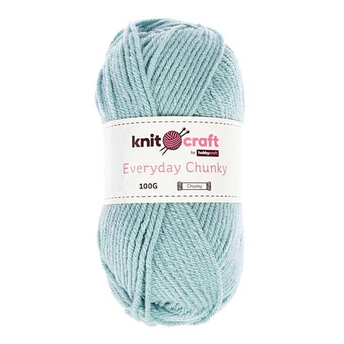 Knitcraft Soft Green Everyday Chunky Yarn 100g image number 1
