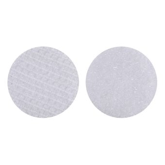 Milward White Stick-On Hoop and Loop Round Dots 16mm 16 Pack image number 2