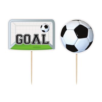 Football Cupcake Toppers 6 Pack