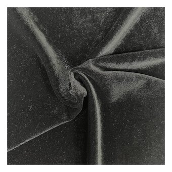 Black Spandex Velvet Fabric&nbsp;by the Metre