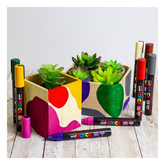 Uni-ball Posca Warm PC-5M Marker Pens 8 Pack image number 2