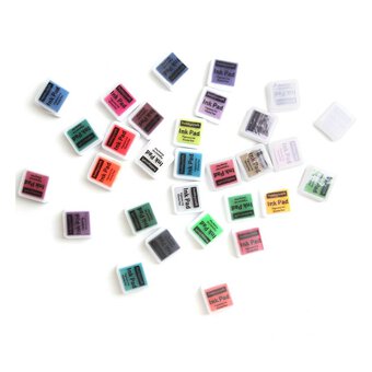 Assorted Mini Ink Pads 30 Pack image number 2