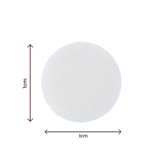 Adhesive Circle Foam Pads 10mm 80 Pack image number 5