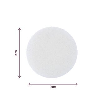 Adhesive Circle Foam Pads 10mm 80 Pack image number 5