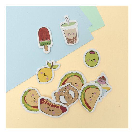 Food Face Foam Stickers 42g image number 2
