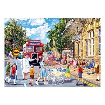 Gibsons School Days Jigsaw Puzzles 500 Pieces 4 Pack image number 3