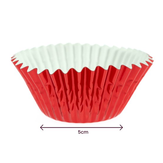 Whisk Red Foil Cupcake Cases 50 Pack image number 3