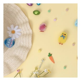 Yellow Chicks with Bows 6 Pack