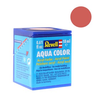 Revell Red Clear Aqua Colour Acrylic Paint 18ml (731)