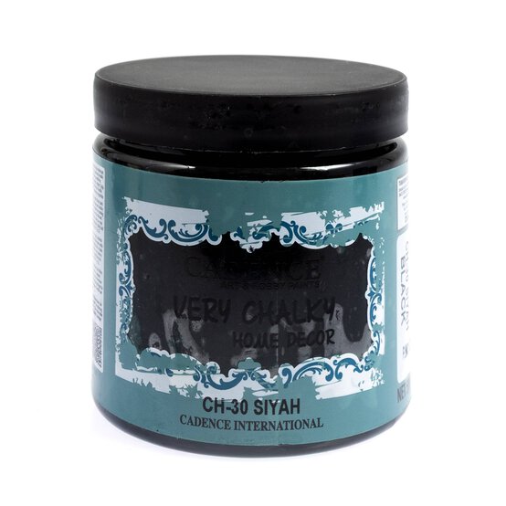 Cadence Black Very Chalky Home D&eacute;cor Paint 500ml  image number 1