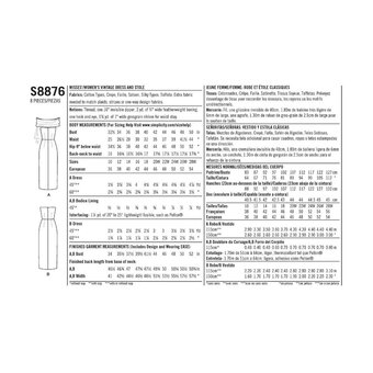 Simplicity Women's Dress Sewing Pattern S8876 (BB 20W-28W)