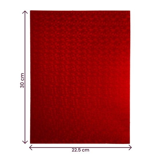 Red Hologram EVA Foam Sheet 22.5cm x 30cm image number 6