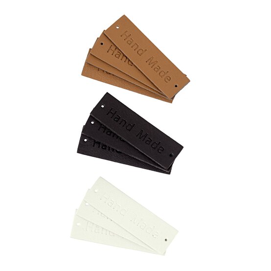 PU Handmade Labels 10 Pack image number 1