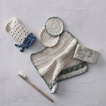 How to Crochet a Reusable Washcloth Set