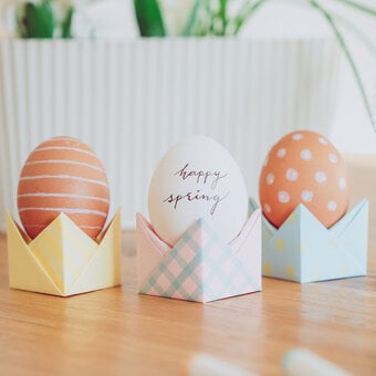How to Fold an Origami Egg Cup