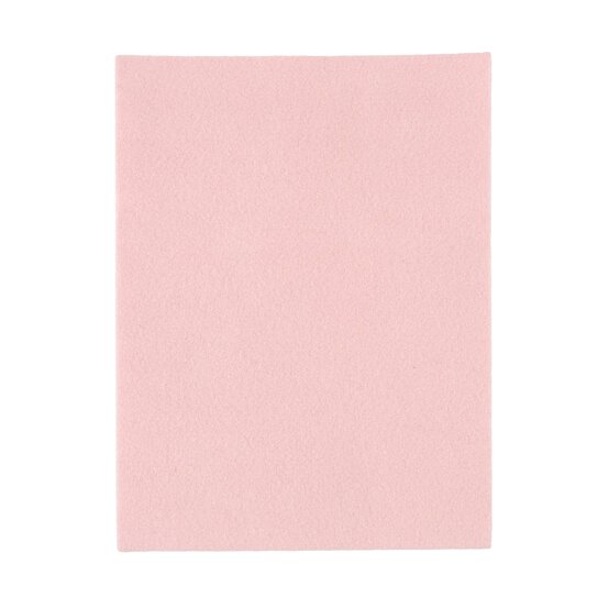 Baby Pink Self-Adhesive Felt Sheet 9 x 12 Inches image number 1